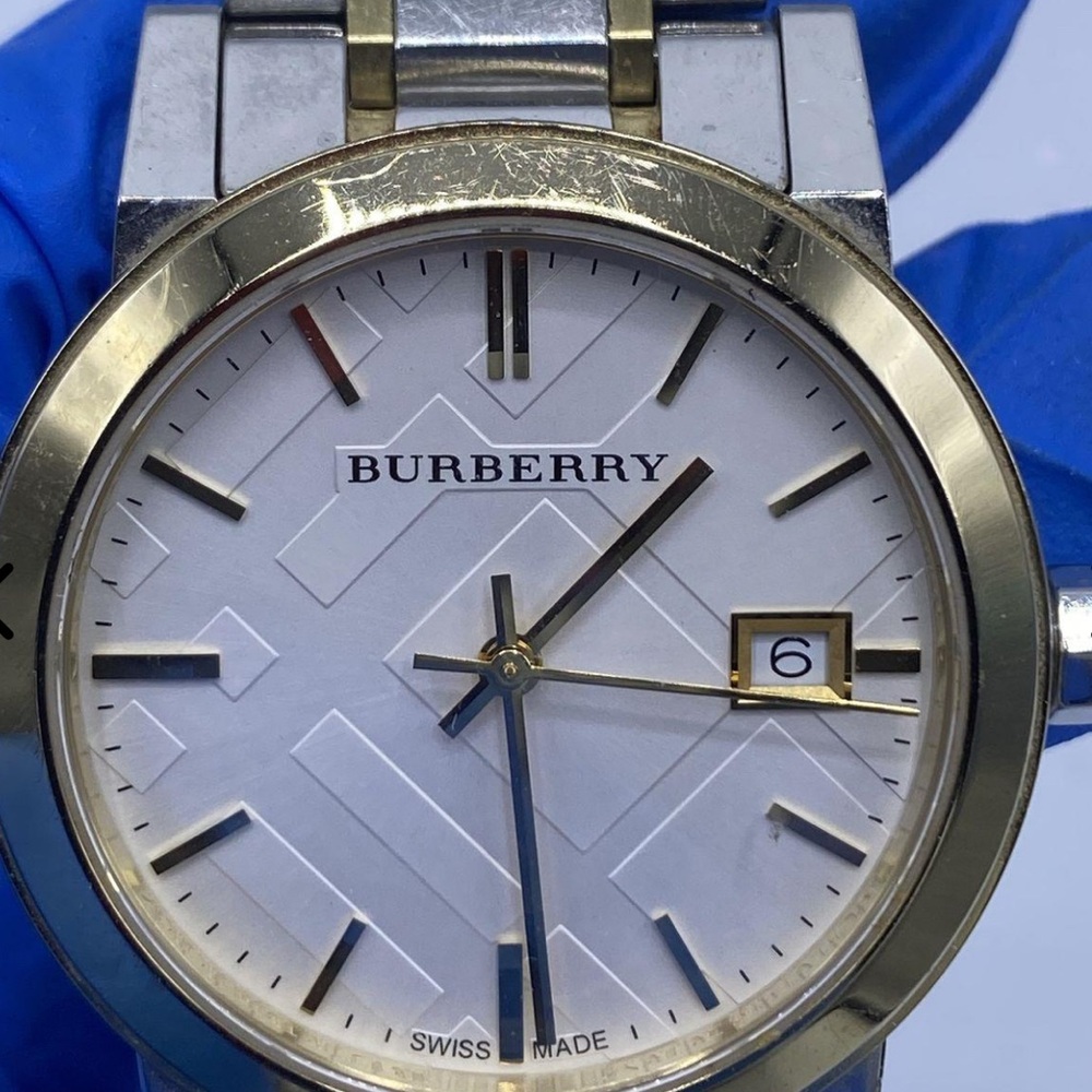 Burberry Gold and Silver Watch